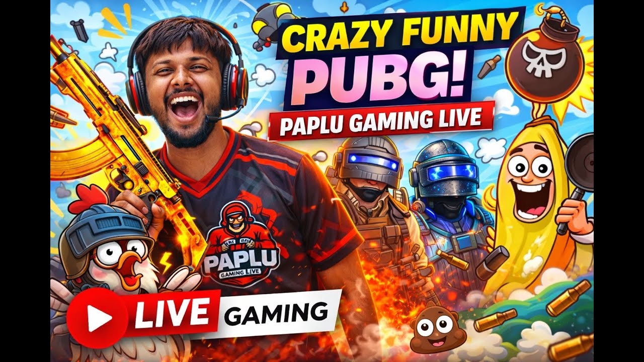 🔴 ULTIMATE NEW SEASON  PUBG Mobile LIVE  🔥 | PapluGaming