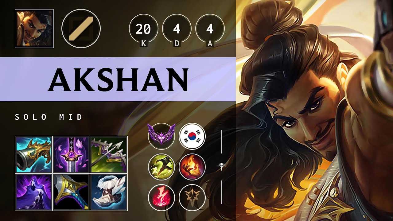 Akshan Mid vs Hwei - KR Master Patch 25.06