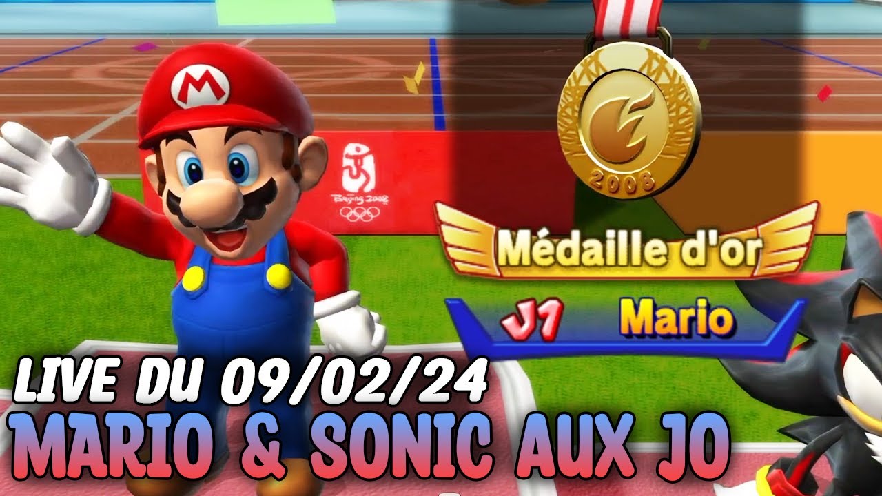 VOD ▶ Battre TOUS les records du PREMIER Mario & Sonic ! - Live du 09/02/2024