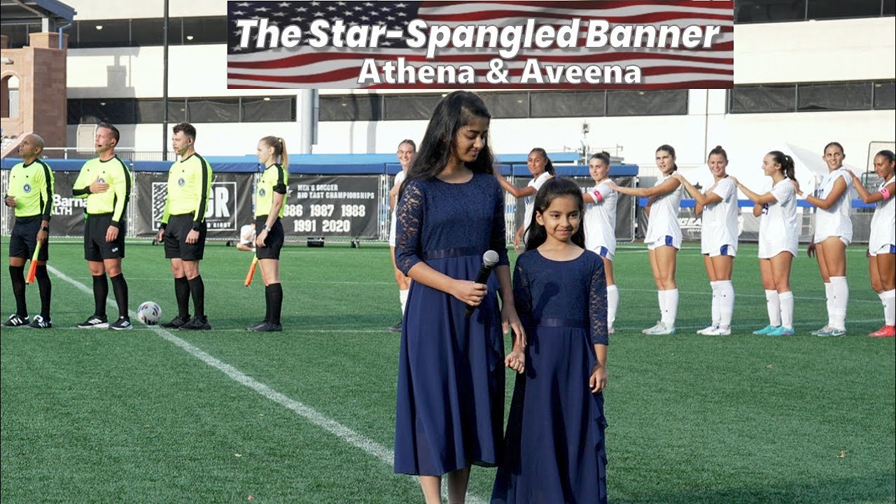 National Anthem || Athena & Aveena || Seton Hall University #soccer 