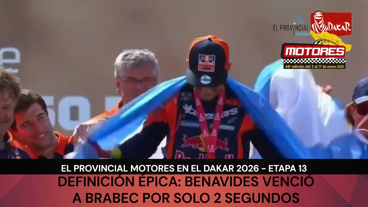 Luciano Benavides, campeón del Dakar 2026 en motos
