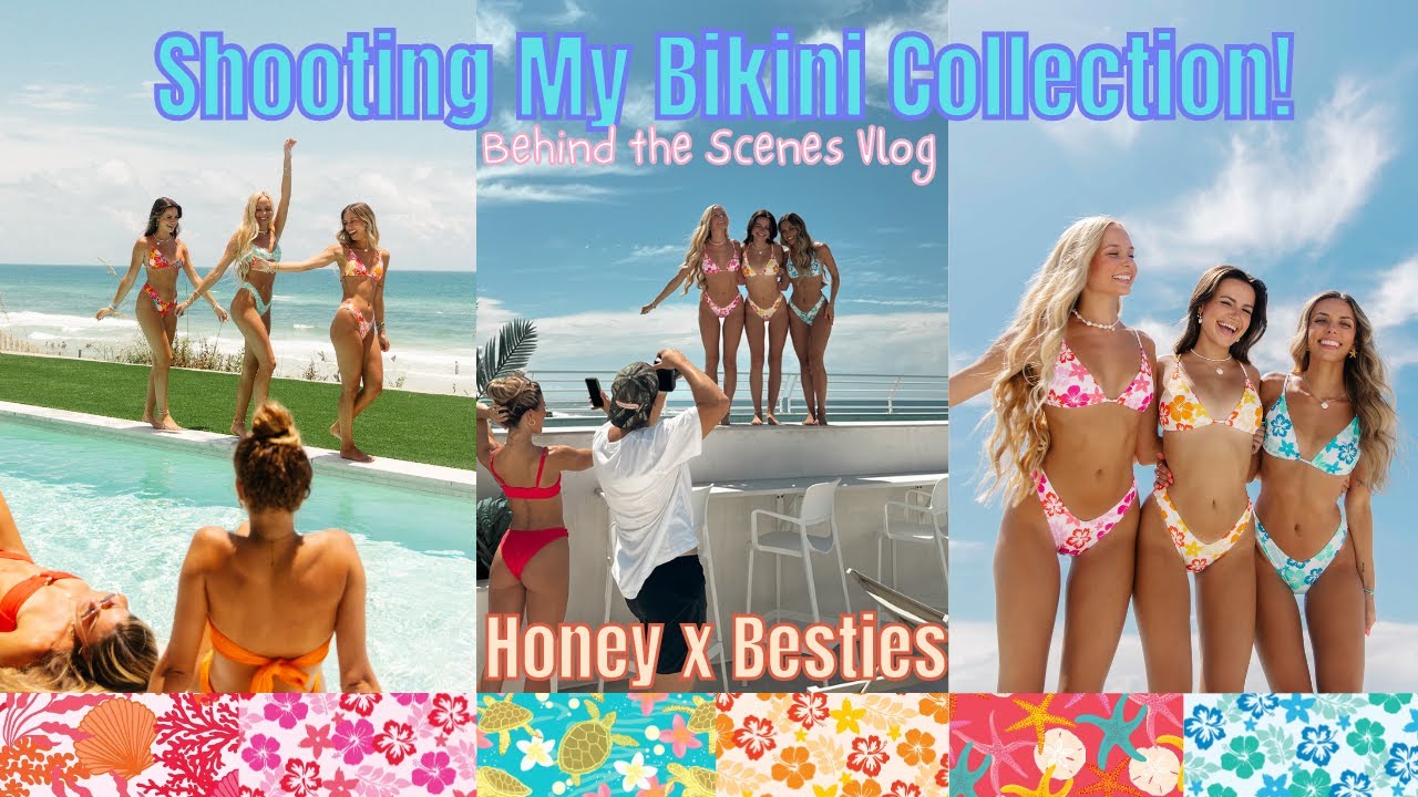 Shooting My Bikini Collection With My Besties | Weekend Vlog in 30A | Honey x Besties | Grace Taylor