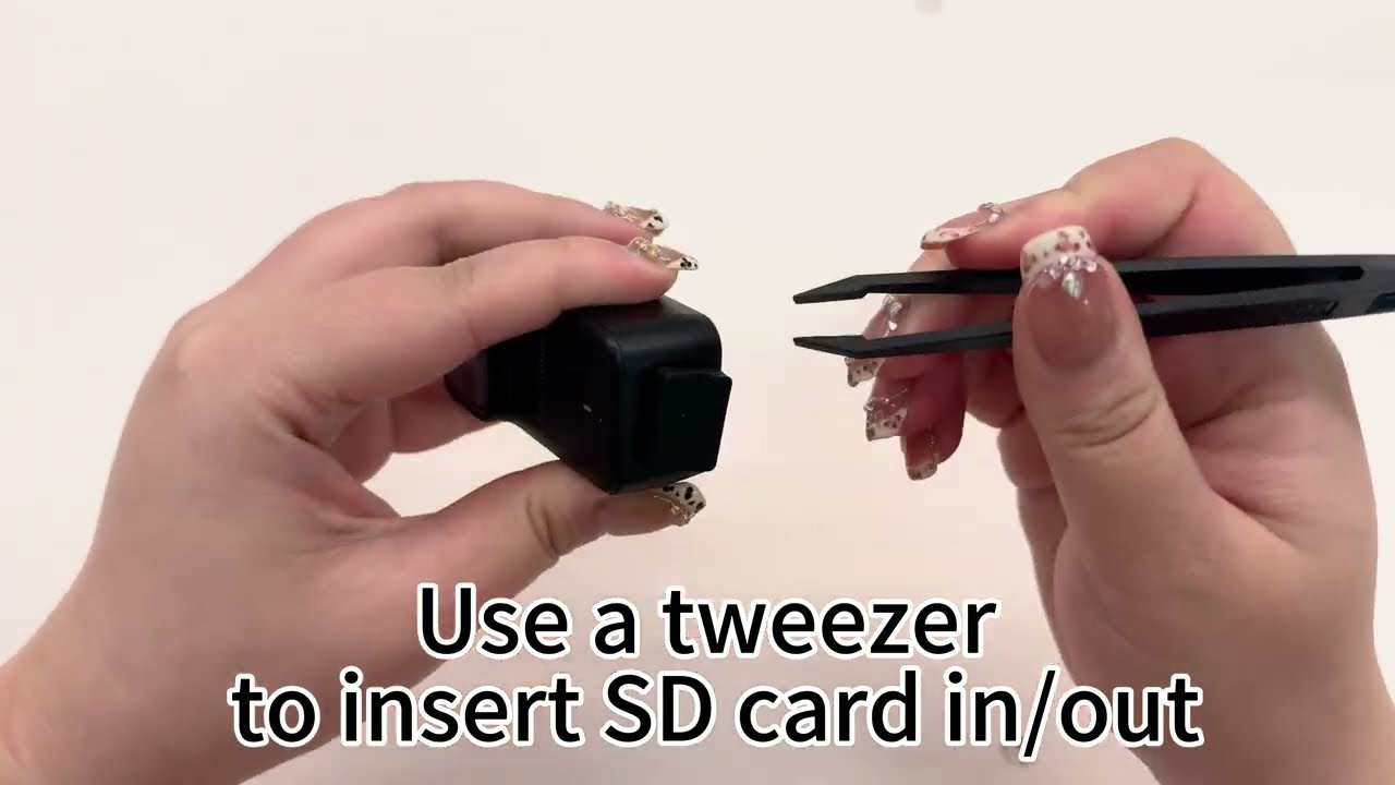 M21 [ Put in/out SD Card  and Reset the camera 】POV Thumb Camera
