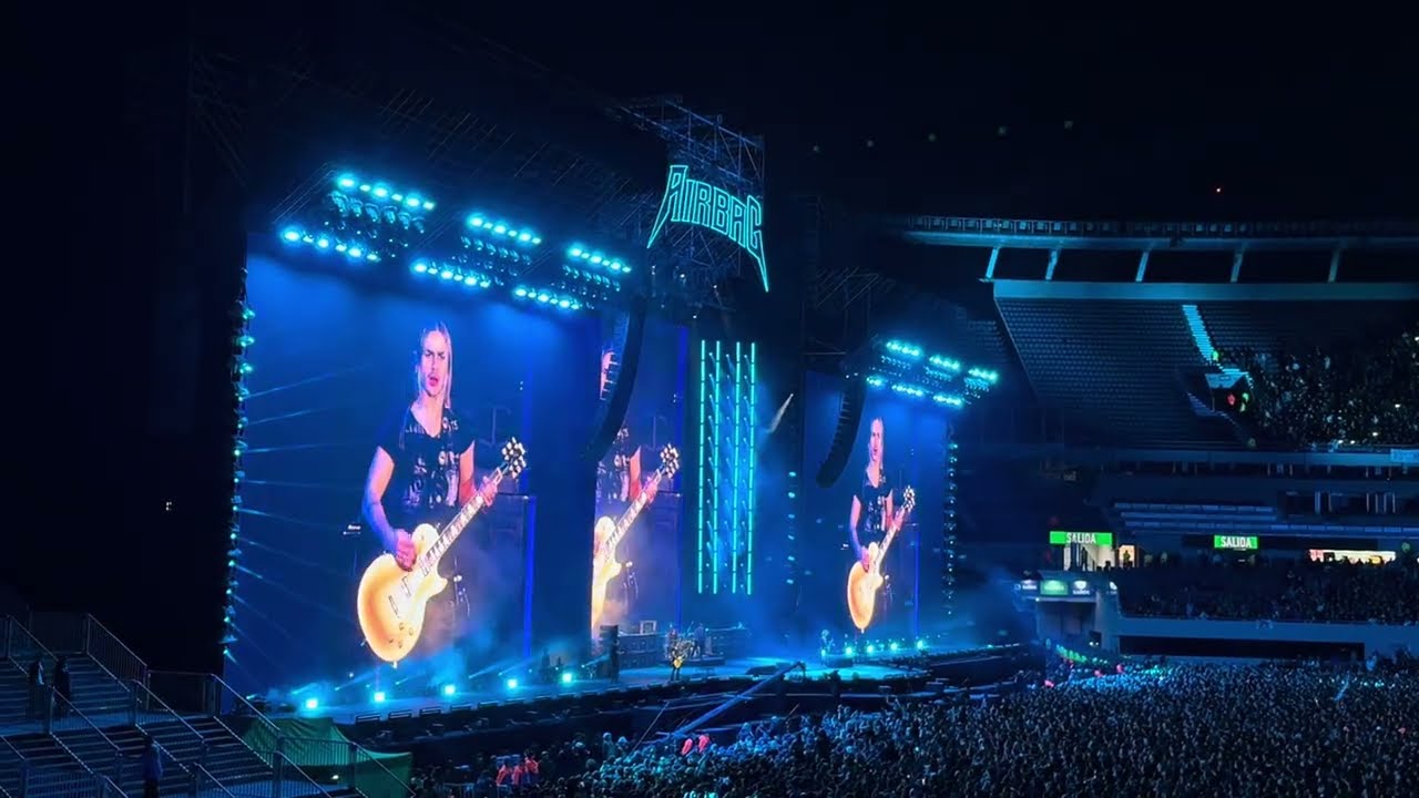 AIRBAG - Guitar Solo + Himno Nacional Argentino + Adiós Nonino [Estadio River Plate - 31-05-2025]