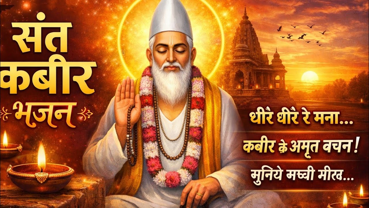 कबीर वाणी भजन | धीरे धीरे रे मना | संत कबीर के अमृत वचन | Peaceful Bhajan @OLD-IS-GOLD-1990U 
