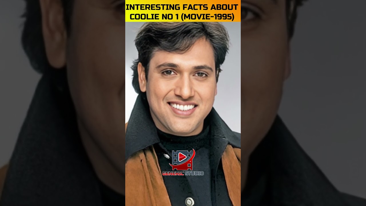 INTERESTING FACTS ABOUT COOLIE NO 1 #shorts #viralshorts #viralshortsvideo