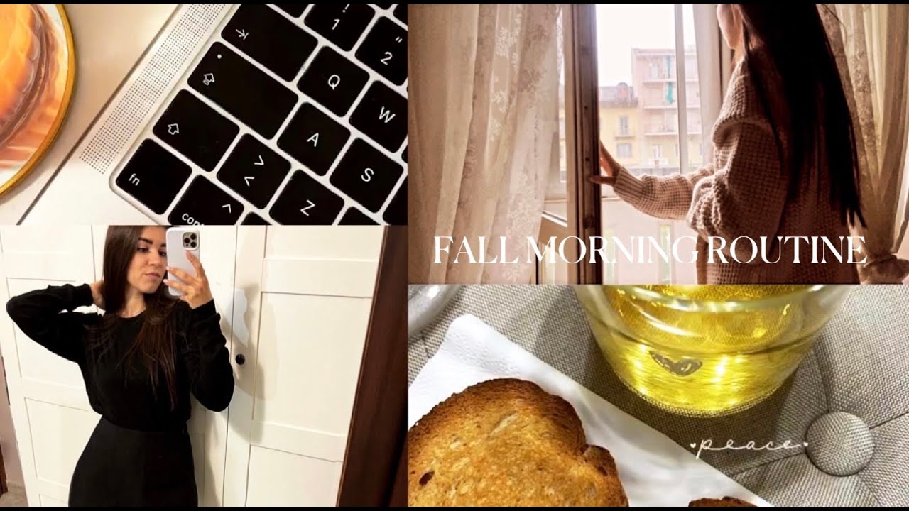 FALL MORNING ROUTINE 2021 - rilassante 🪵 🍂 🤎