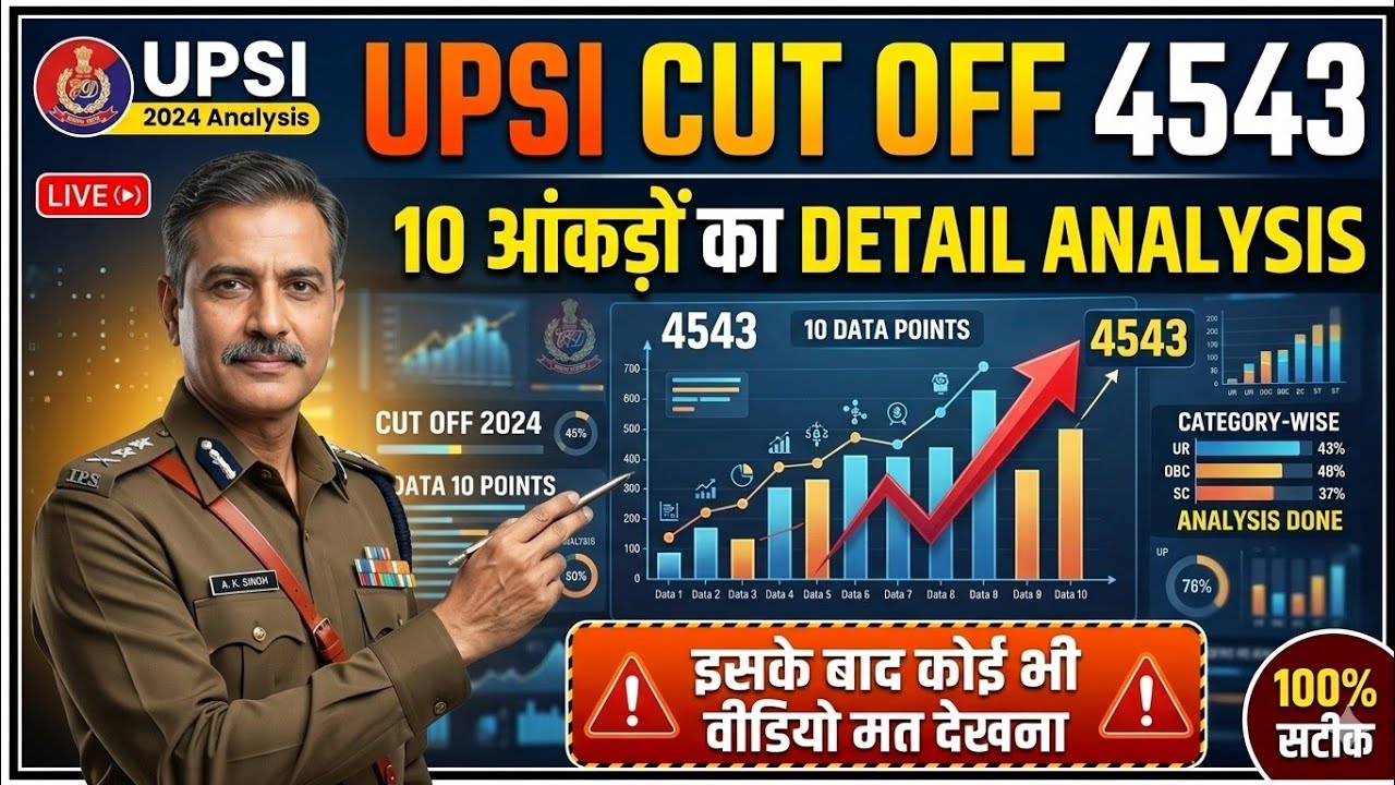 UP SI CUT OFF 2025 | UPSI EXPECTED CUT OFF 2026 | UP SI CUT OFF 2026 | UP SI SAFE SCORE | SI CUT OFF
