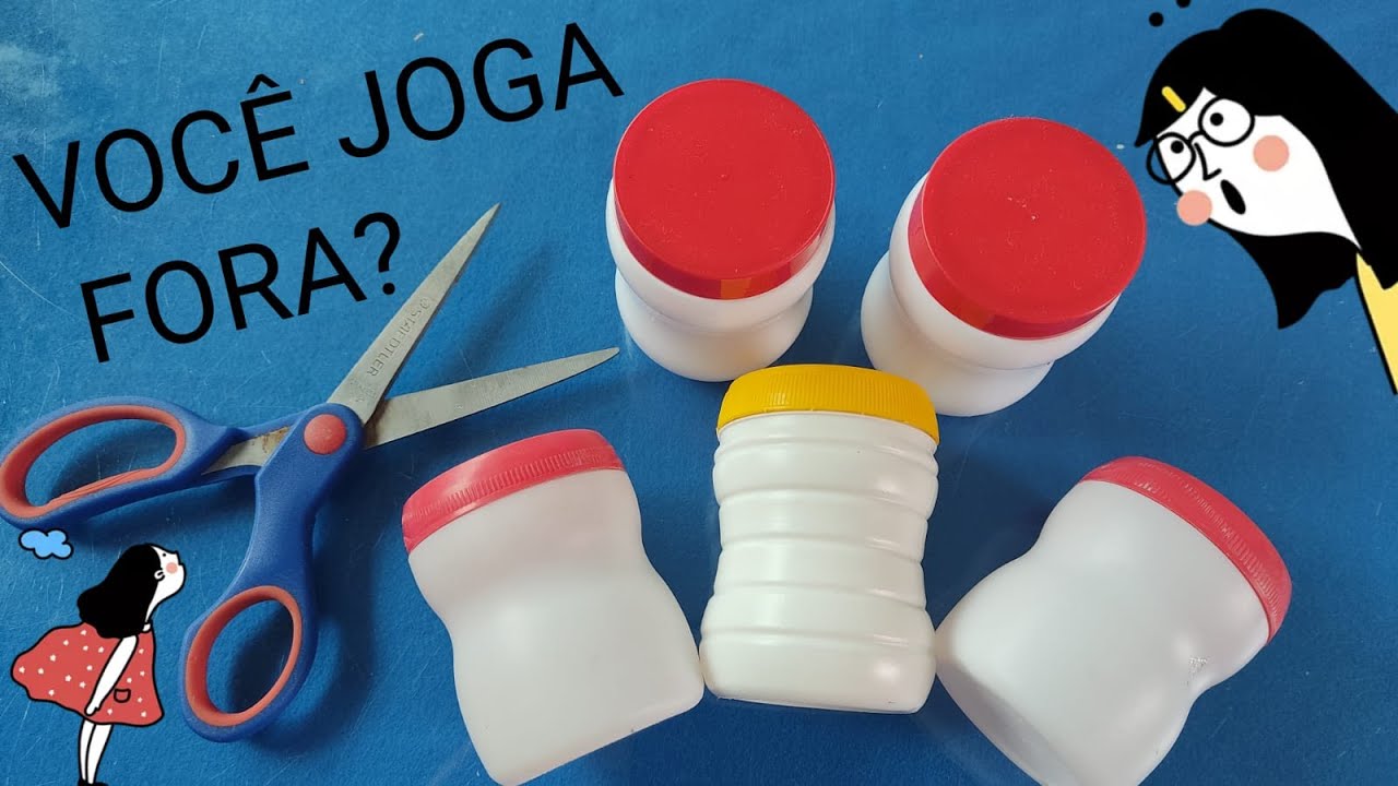 DIY DO LIXO AO LUXO COM POTES DE FERMENTO. ARTESANATOS FAÇA VOCÊ MESMO, DECORAÇÃO SUPIMPA 😱 RECICLA