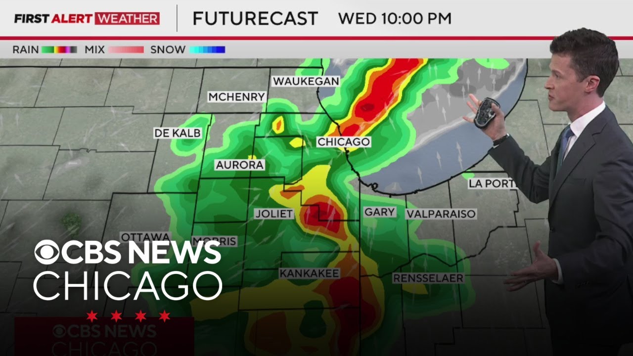 Severe thunderstorms, flood risk on Wednesday