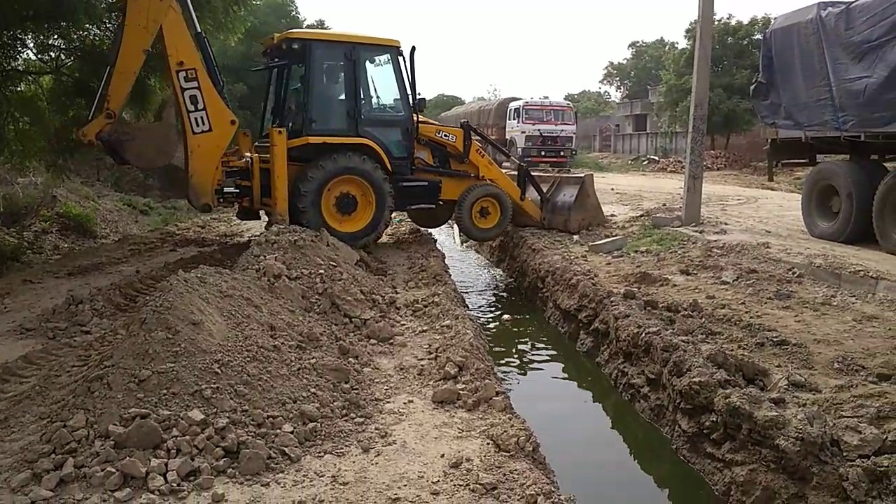 JCB stunt