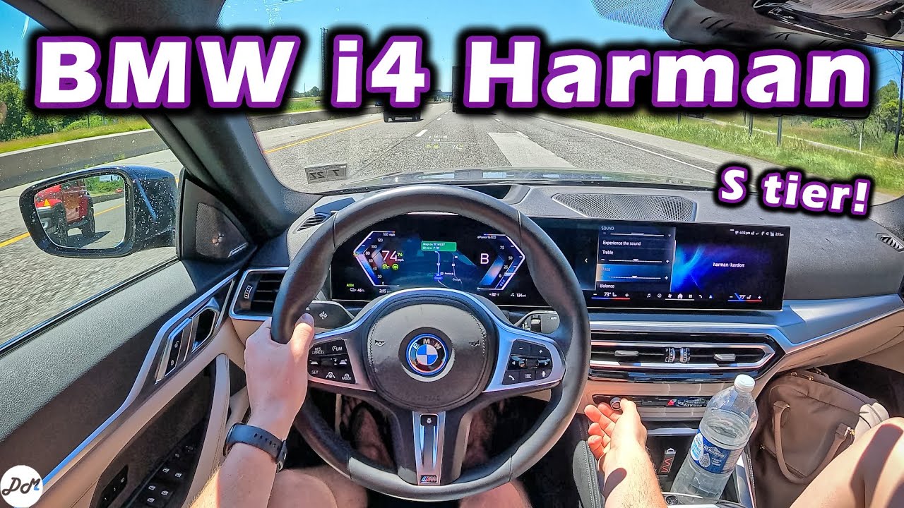 BMW i4 2024 года – обзор звуковой системы Harman Kardon с 17 динамиками