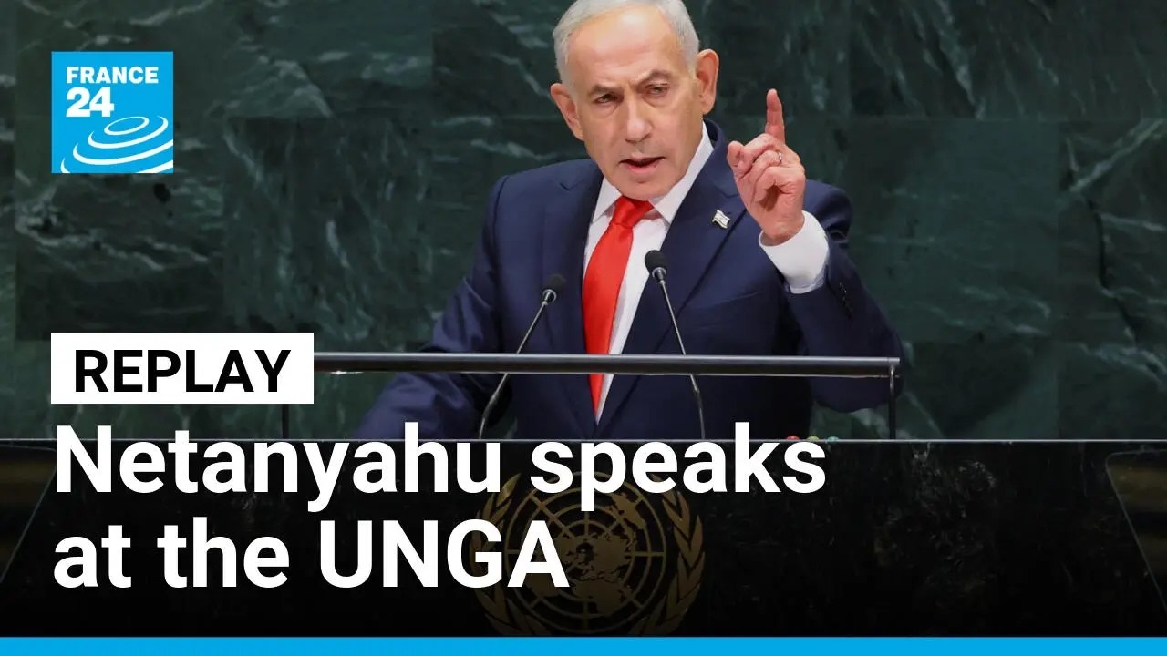 REPLAY:  Israeli Prime Minister Benjamin Netanyahu speaks at the UNGA &bull; FRANCE 24 English