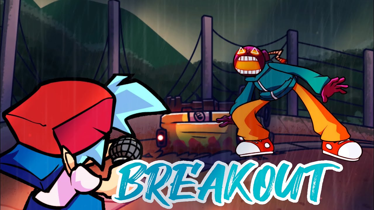 Breakout but Whitty sings cover 【FNF】