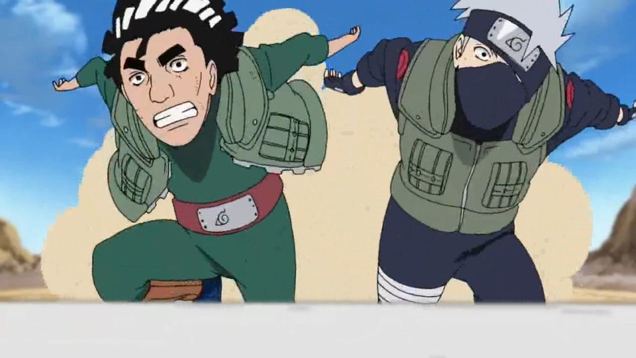 Naruto AMV- Bangarang [Skrillex] (Kakashi vs Guy race)