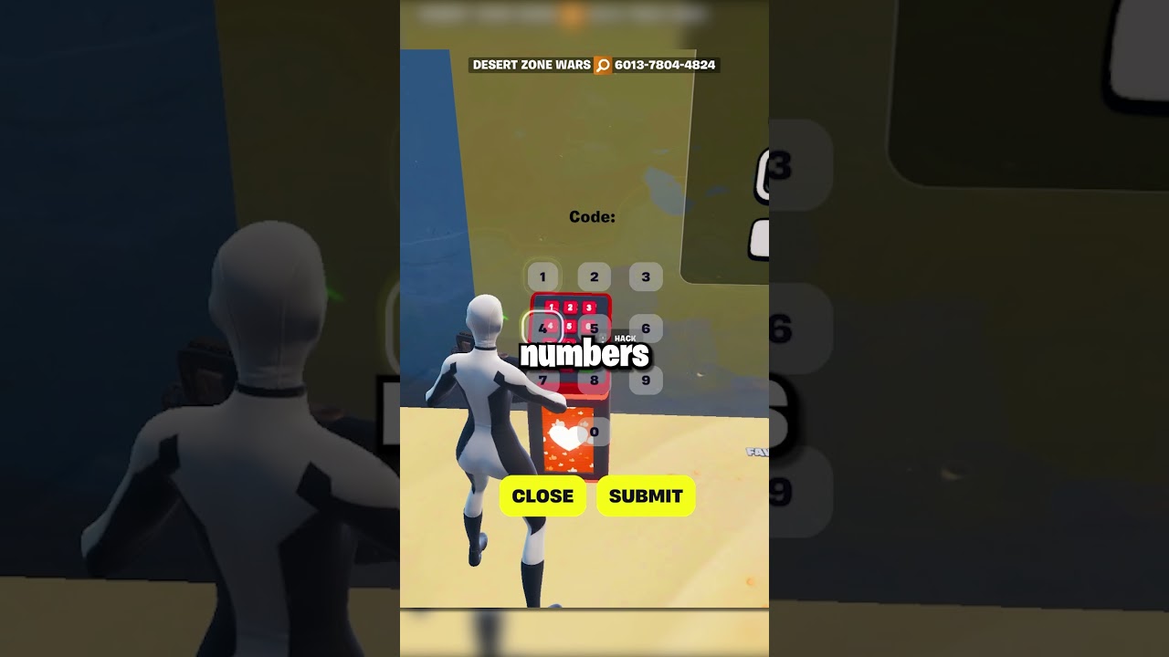 secret admin panel in desert zonewars😳 #fortnite