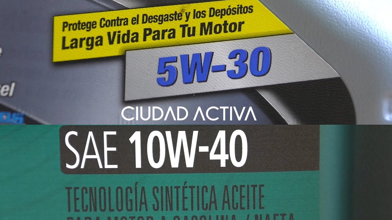 ¿QUÉ ACEITE DEBEMOS UTILIZAR: 5W-30 O 10W-40?