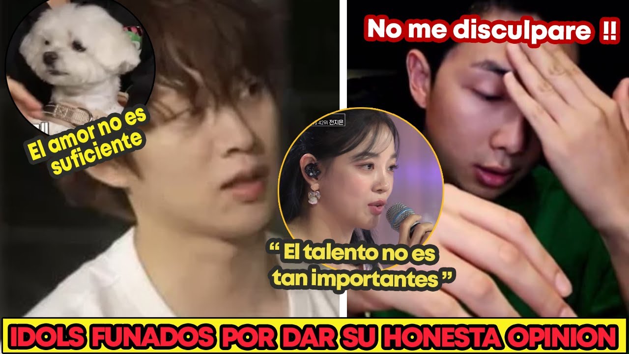 IDOLS FUNADOS POR DAR SU HONESTA OPINION