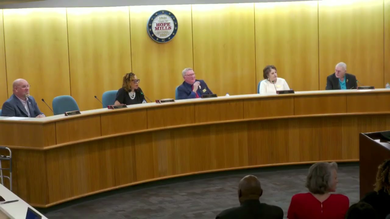 Hope Mills Board of Commissioners Organizational Meeting- December 1, 2025