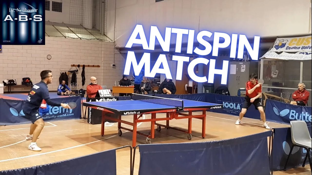 ANTISPIN  - Dr Neubauer ABS - Table Tennis Match