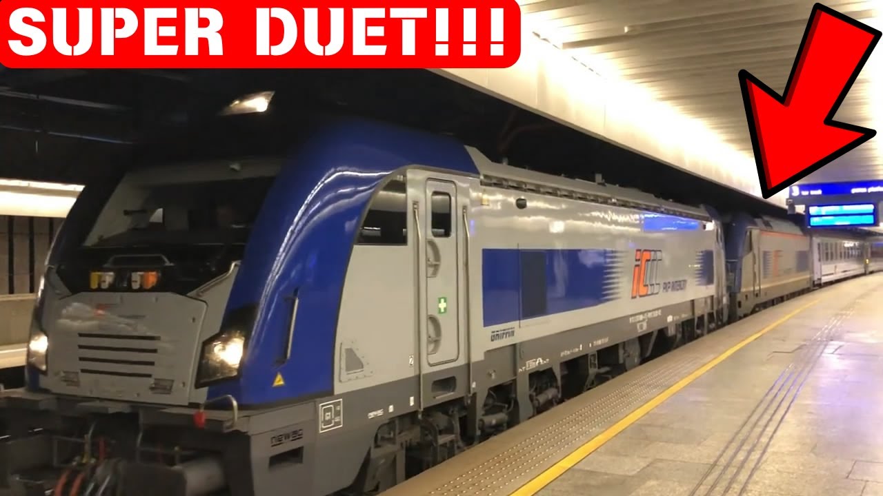 Warszawa Centralna pociągi. Trafiłem na super lokomotywy!!!