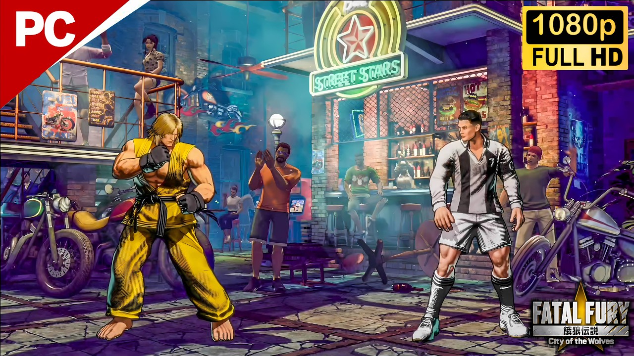 Кен против Криштиану Роналду и Мистера Бига | Геймплей Fatal Fury COTW на ПК | Сложный бой
