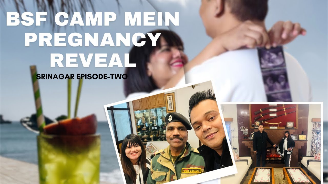 Pregnancy Reveal in BSF Camp Srinagar | Emotional Army Life Vlog #opencamerabyfauzia #yt #srinagar 