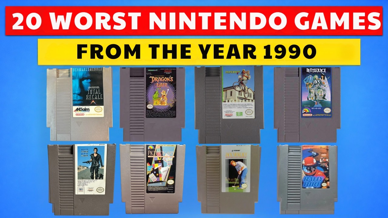 20 Worst NES Games From 1990 RANKED