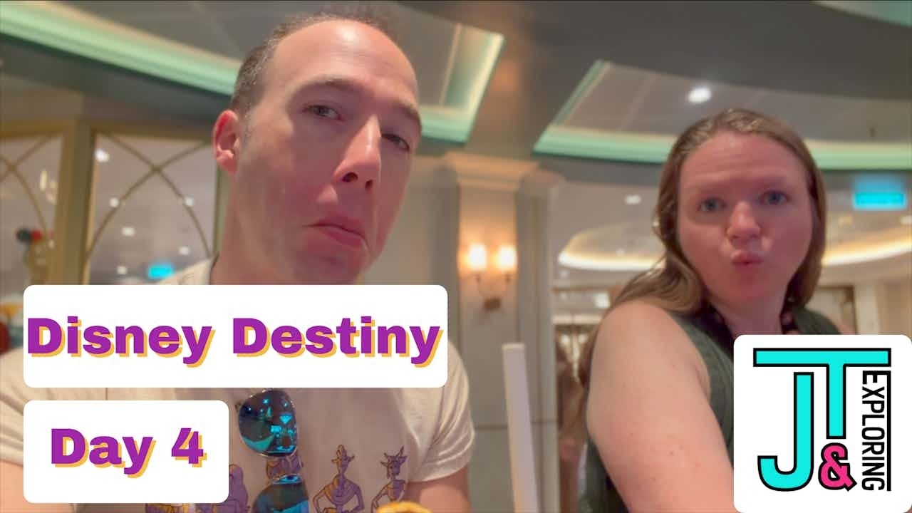 A Destiny sea day and eating at the most expensive restaurant on board!