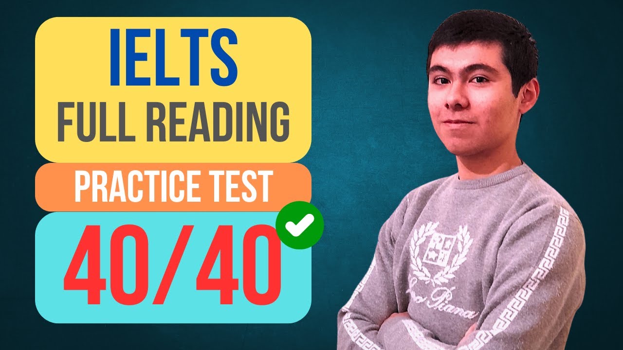 IELTS Reading Practice Test with Answers! Question Types + Strategies | Get 40/40 on IELTS READING
