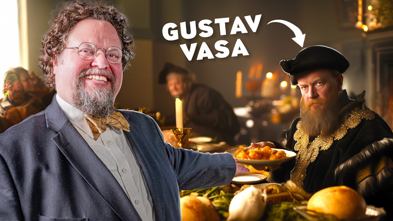 EDWARD BLOM ÄTER SOM GAMLA KUNGAR 👑