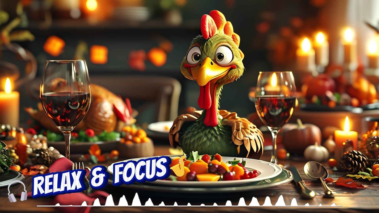 🦃Thanksgiving Inspired Chill Lofi Jazz Beats for Relaxation, Study, Sleep, & Focus 🎶