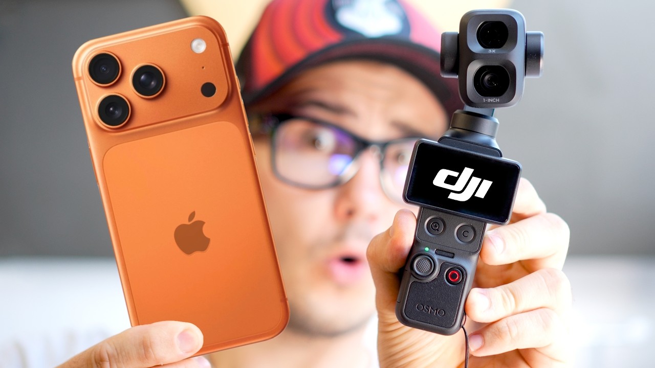 DJI Osmo Pocket 4p vs iPhone 17 Pro Max | Kt&oacute;ry jest LEPSZY?