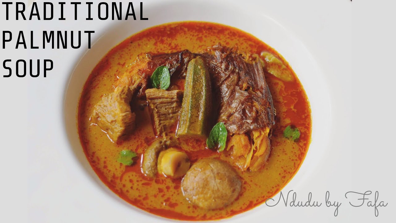 Easy Palm Nut Soup recipe ✅  Ndudu by Fafa