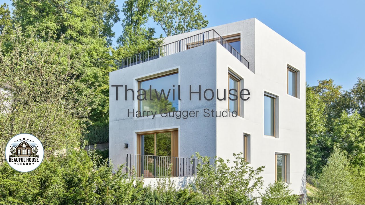 Stunning Lake Zurich Views from Inside Thalwil House