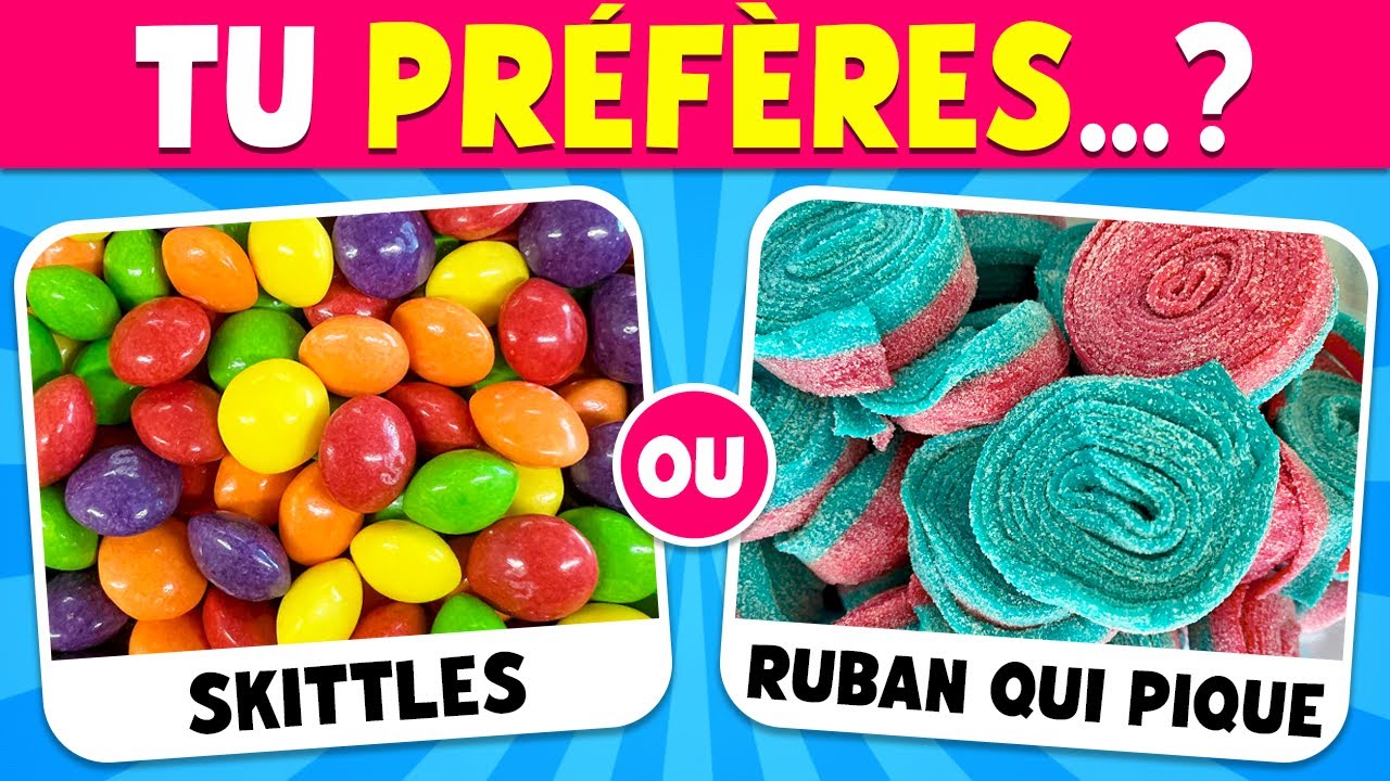 TU PRÉFÈRES...? Spécial BONBONS 🍬🍭🍫 Hero Quiz