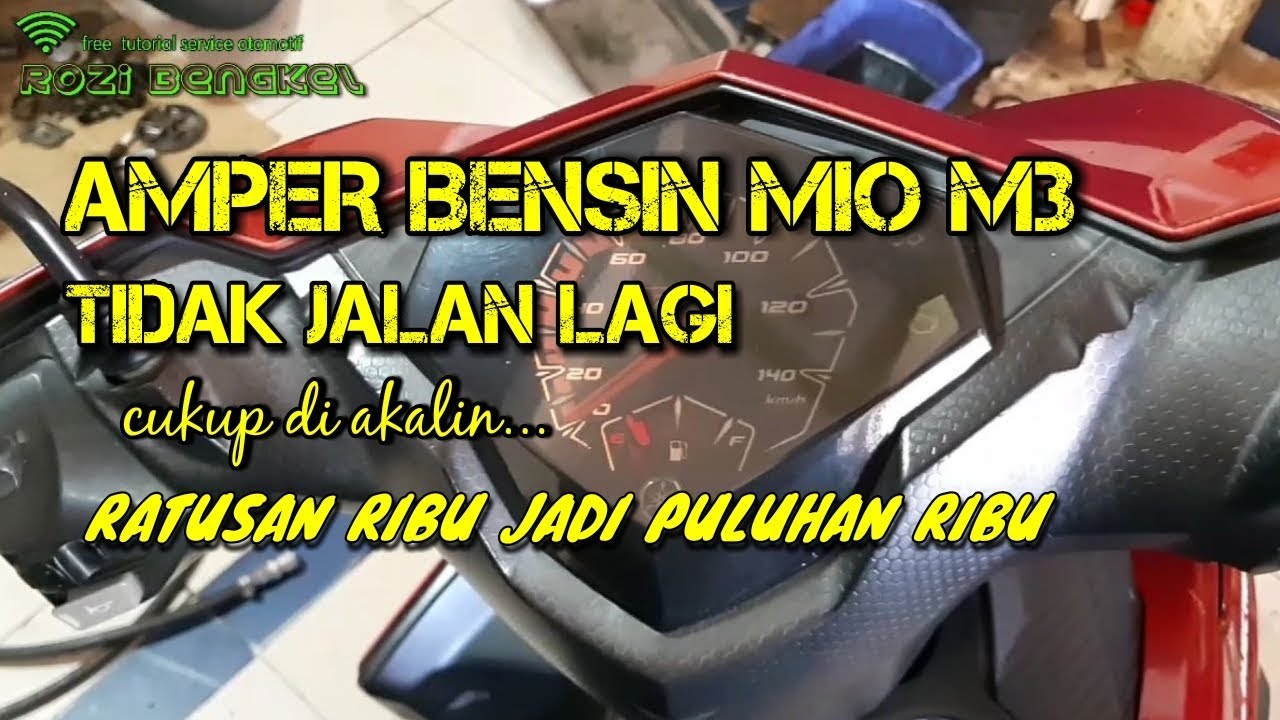 Amper bensin mio M3 tidak jalan