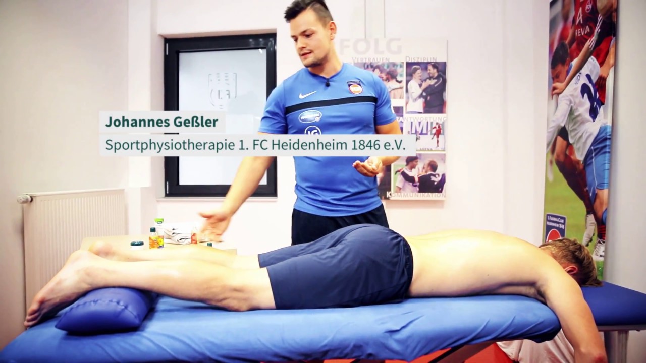 Kneipp®: Rücken-Massage mit 1. FC Heidenheim 1846 e.V.