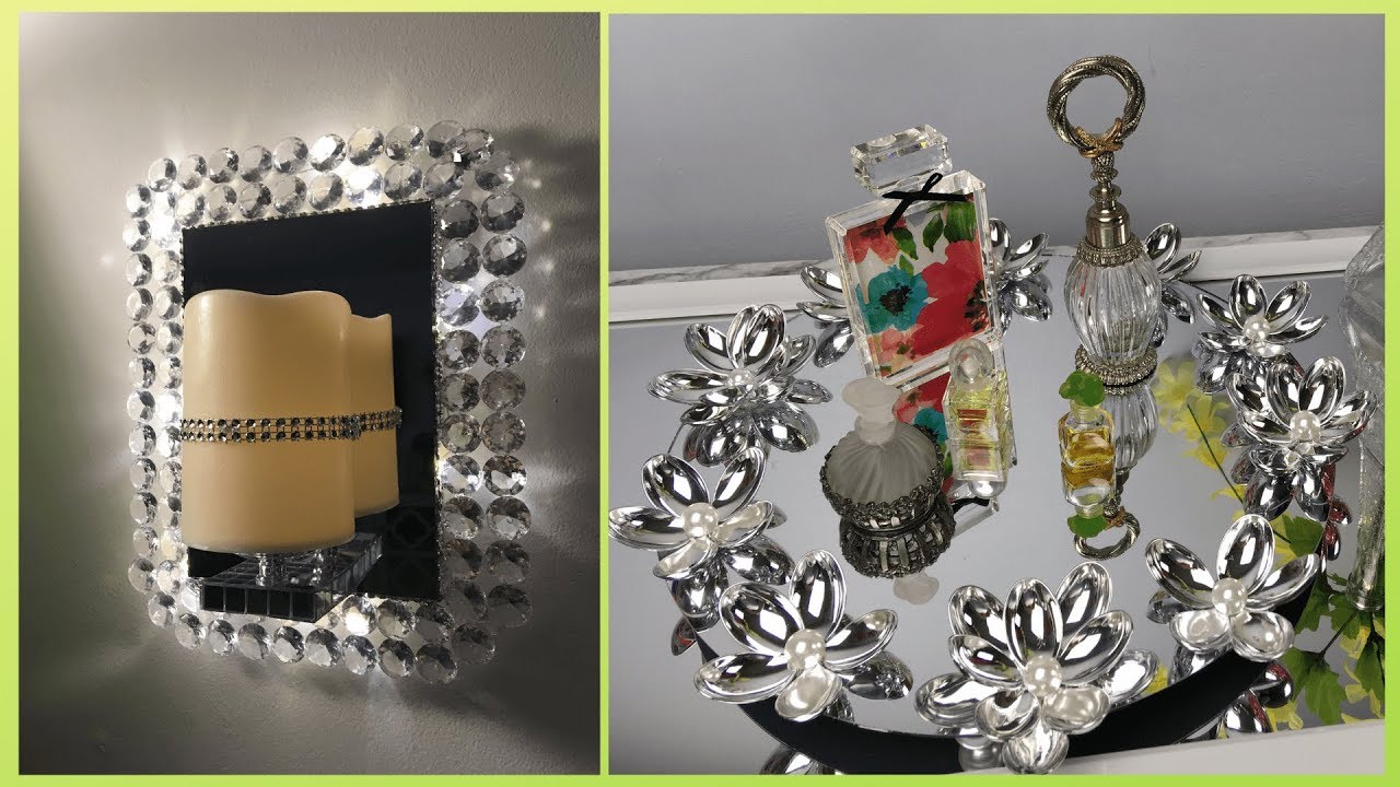 DOLLAR TREE DIY 2019 | 2 EASY GLAM DECOR IDEAS