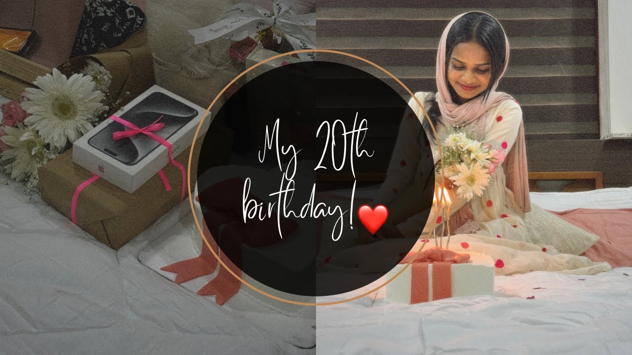 My 20th birthday vlog!🩷🥹 (surprise,new phone,gift,bestfriends)