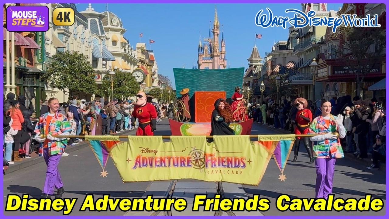 Disney Adventure Friends Cavalcade 2026 at Magic Kingdom with Freezing Weather Modifications