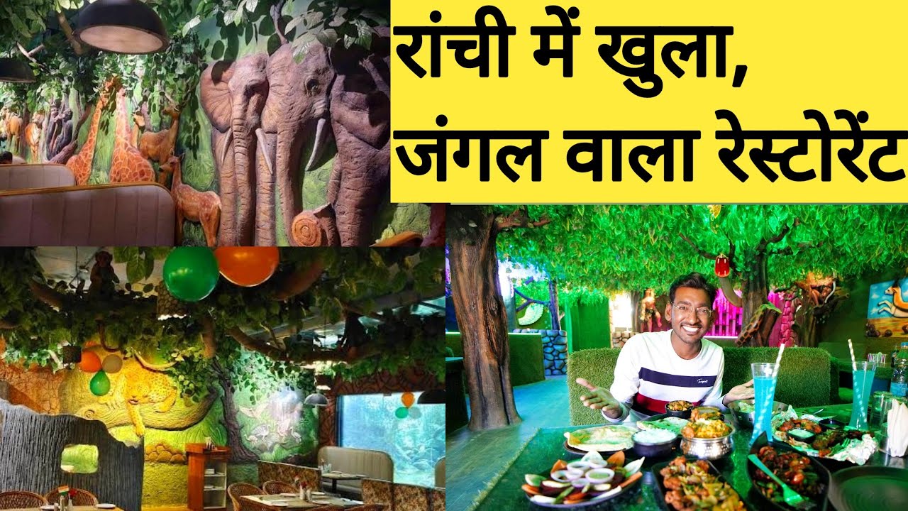 जंगल वाला रेस्टोरेंट |  The jungle Restaurant Ranchi | New Theme Restaurant Ranchi |