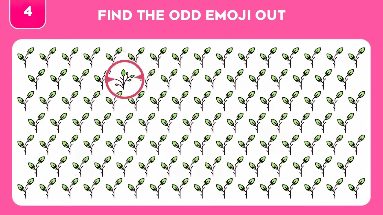 Find The Odd Emoji Out | Emoji Quiz