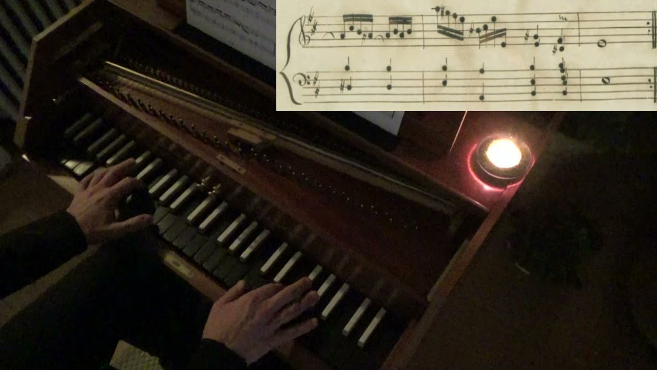 Scarlatti - Sonata K. 208 in A-major  with score
