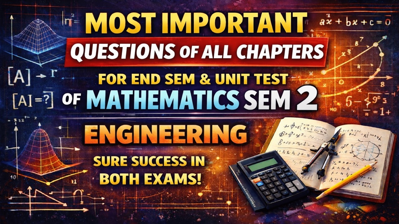 ENGINEERING m2 math all chapter imp question (sppu)