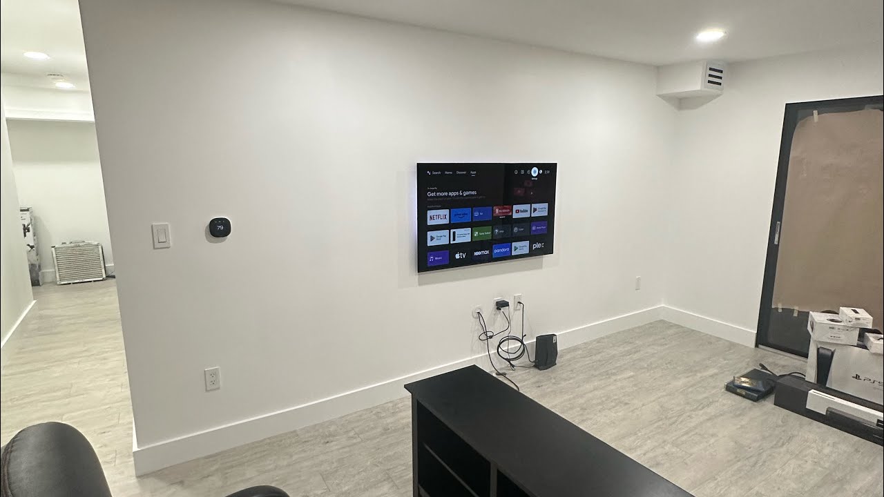 Установка Sony A9G с помощью сверхтонкого крепления SU-WL855