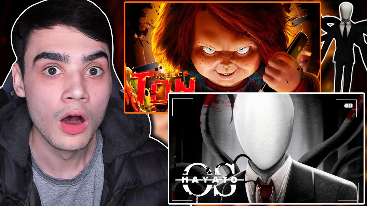 REACTs | Santo Graal - Chucky - Parte 2 // Slender Man - 8 PÁGINAS | @PapyrusDaBatata&@hayatomusicas