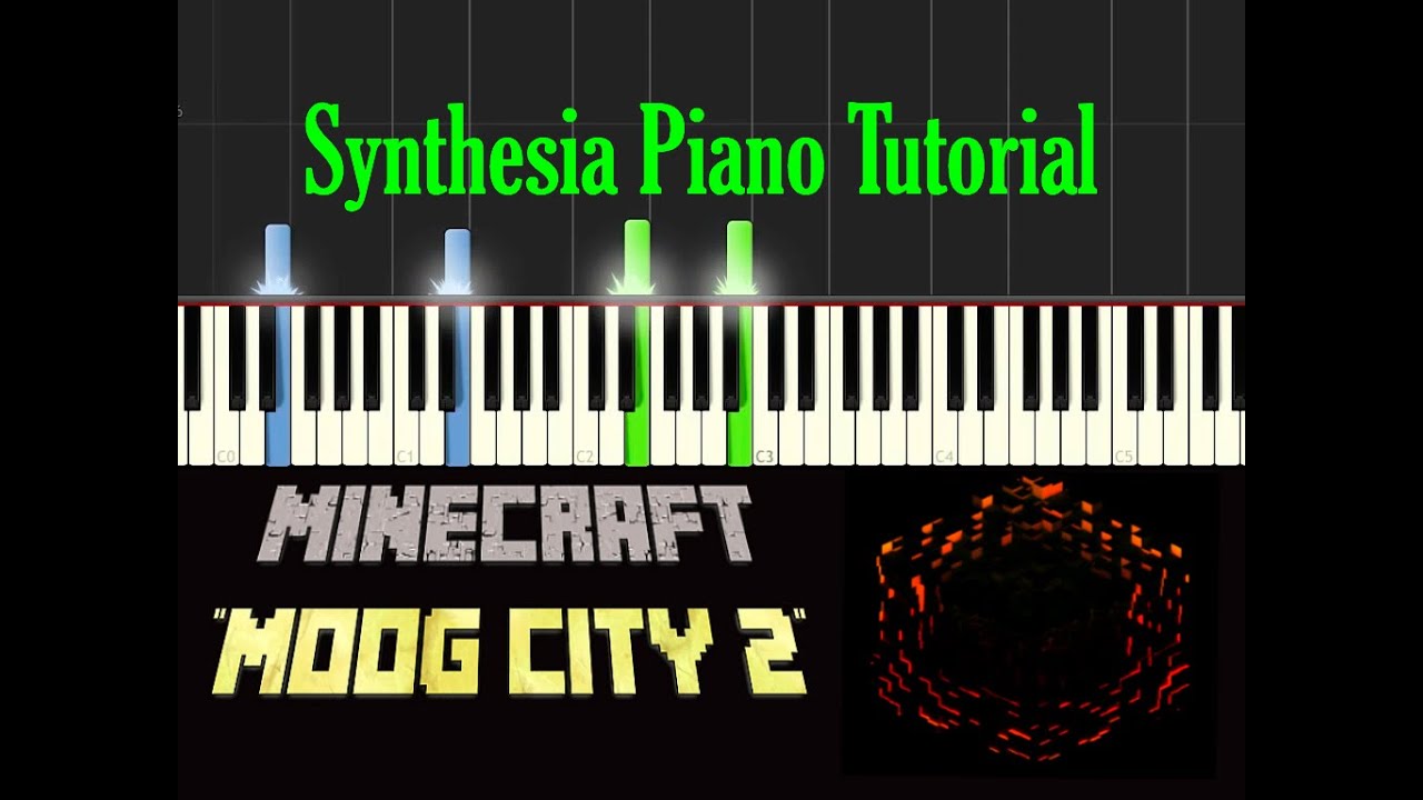 Minecraft piano tutorial - Moog City 2