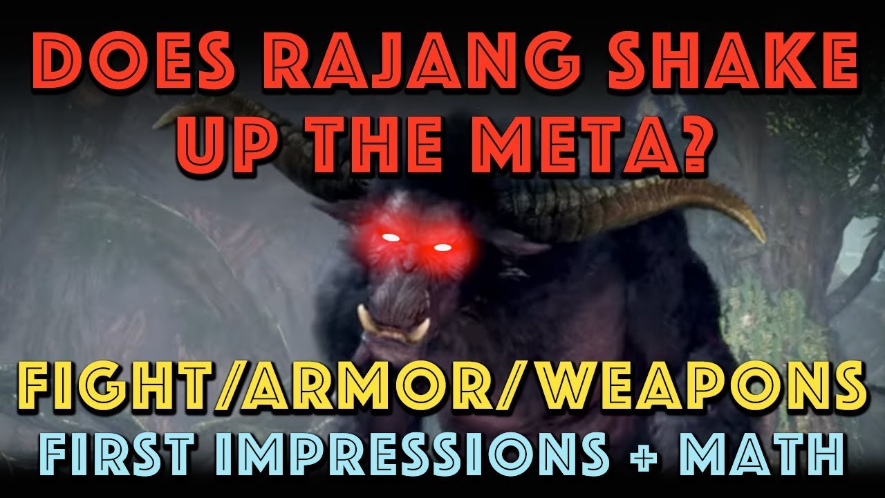 All Rajang Weapons, Armor, & Fight Review (MHW Iceborne)