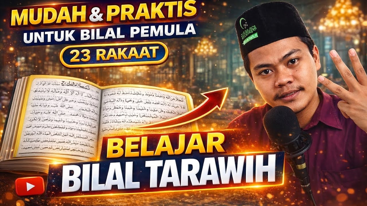 Bilal Tarawih 23 Rakaat||dalam Waktu Singkat 